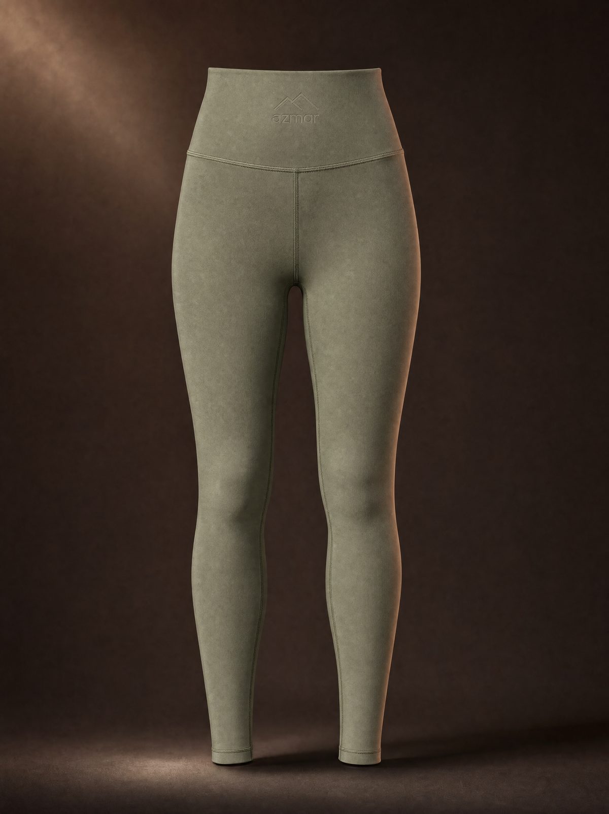 azmar Luxe Form legging in sage olive